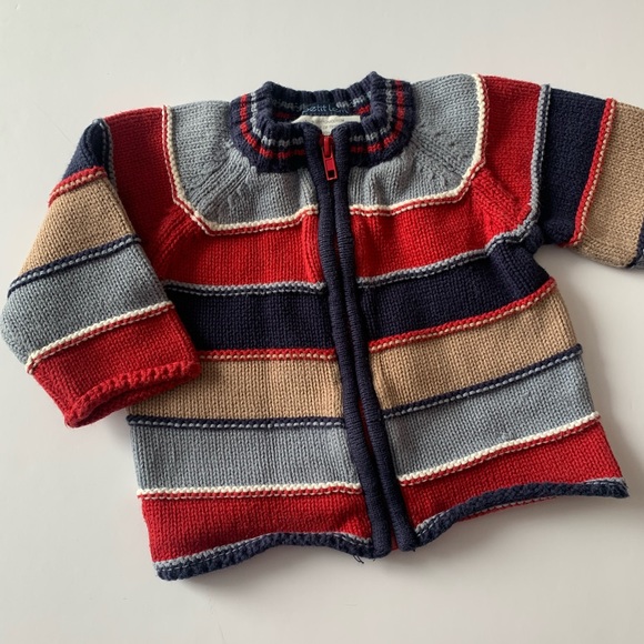Petit Lem baby knit zip up cardigan - Picture 1 of 2